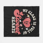 私のクラスはスウィートアーツ先生バレンタイン フリースブランケット (正面(横))