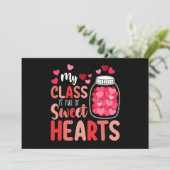 私のクラスはバレンタインデーでいっぱいの優しいハート 招待状 (スタンド正面)