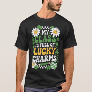 私のクラスはラッキーチャームでいっぱい セントパトリックの日 Tシャツ