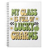 私のクラスは幸運なチャームのパトリック先生 ノートブック (正面)