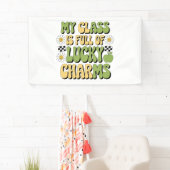私のクラスは幸運なチャームのパトリック先生 横断幕 (インサイチュ)
