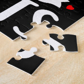 私のクラスは甘いバレンタインのハートでいっぱいだ ジグソーパズル (側面)