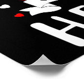 私のクラスは甘いバレンタインのハートでいっぱいだ ポスター (角)