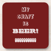 私のクラフトはビールだ！ コースター (正面)
