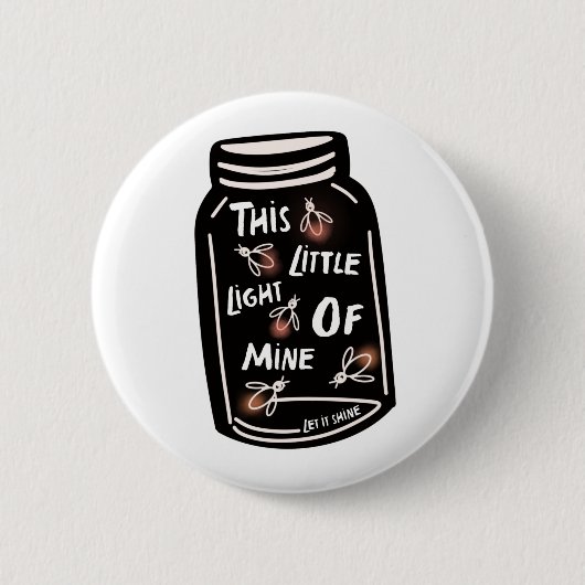 私のクリスチャンのこの小さな光 缶バッジ (正面)