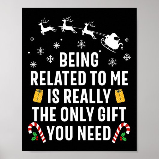 私のクリスマスの家族おもしろいのクリスマスPaに関係している ポスター (正面)