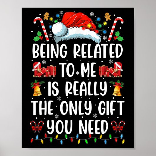 私のクリスマスの家族おもしろいのクリスマスPaに関係している ポスター (正面)