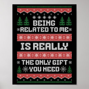 私のクリスマスの家族おもしろいのクリスマスPaに関係している ポスター