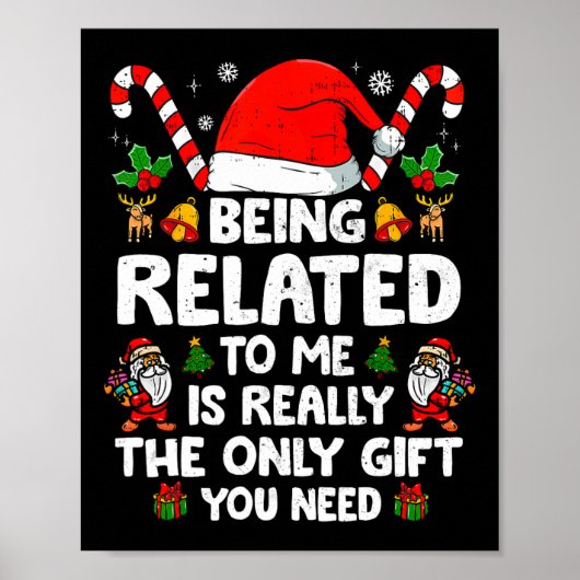 私のクリスマスの家族おもしろいのクリスマスPaに関係している ポスター (正面)