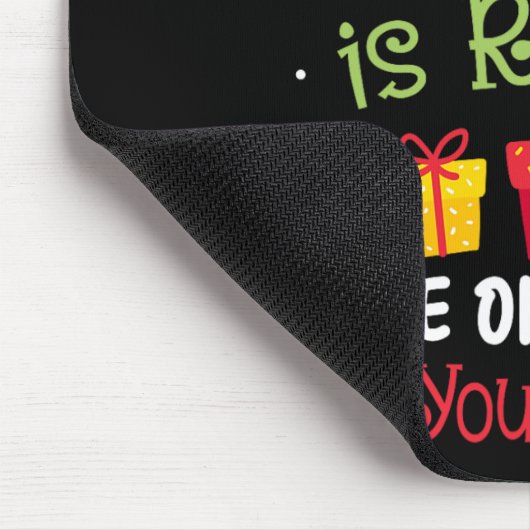 私のクリスマスの家族おもしろいのクリスマスPaに関係している マウスパッド (コーナー)