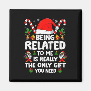 私のクリスマスの家族おもしろいのクリスマスPaに関係している マグネット