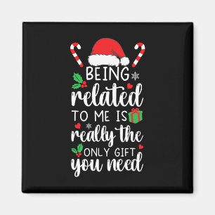 私のクリスマスの家族おもしろいのクリスマスPaに関係している マグネット