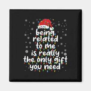 私のクリスマスの家族おもしろいのクリスマスPaに関係している マグネット