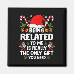 私のクリスマスの家族おもしろいのクリスマスPaに関係している マグネット