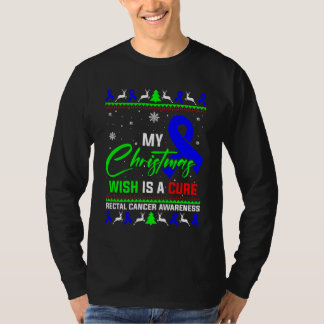 私のクリスマスの願いは直腸がん患者の治療である Tシャツ