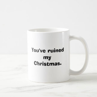 私のクリスマスを台無しにしました コーヒーマグカップ