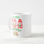 私のクリスマスを持つ子供おもしろいたち コーヒーマグカップ (正面左)