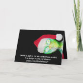 私のクリスマスカードにエイリアンがあります! シーズンカード (裏面)