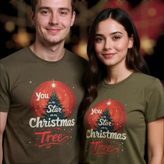 私のクリスマスツリーの星 Tシャツ