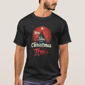 私のクリスマスツリーの星 Tシャツ (正面)