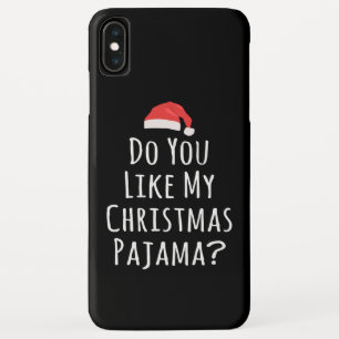 私のクリスマスパジャマが好き iPhone XS MAXケース