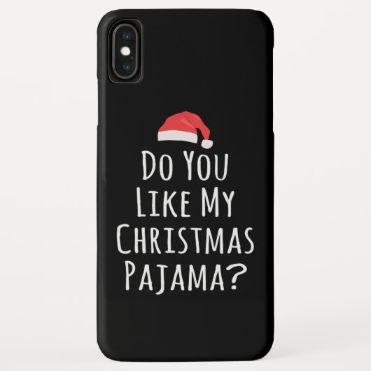 私のクリスマスパジャマが好き Case-Mate iPhoneケース (裏面)