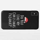 私のクリスマスパジャマが好き Case-Mate iPhoneケース (裏面(横))