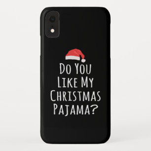 私のクリスマスパジャマが好き iPhone XRケース
