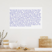 私のクリスマスプレゼント ポスター (キッチン)