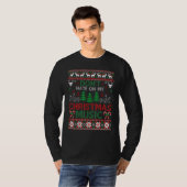 私のクリスマスミュージックの醜いクリスマスSweを憎まない Tシャツ (正面フル)
