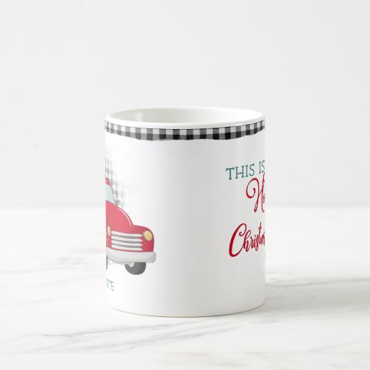 私のクリスマスムービーを見るマグレッドトラック コーヒーマグカップ (中央)