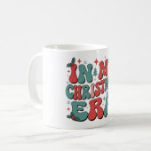私のクリスマス時代にかわいいグルービークリスマスクリスマス コーヒーマグカップ (正面左)