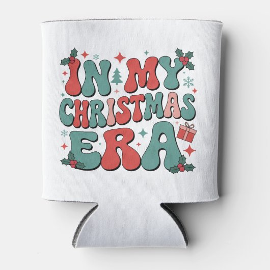 私のクリスマス時代にかわいいグルービークリスマスクリスマス 缶クーラー (正面)