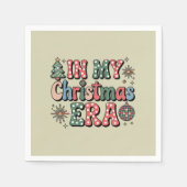 私のクリスマス時代にグルーヴィおもしろい先生 スタンダードカクテルナプキン (正面)