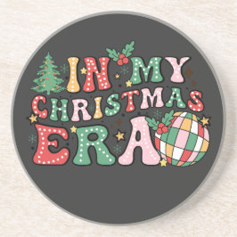 私のクリスマス時代にGroovyクリスマス コースター