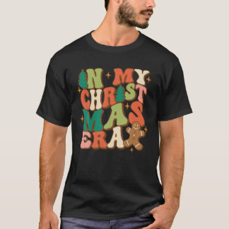 私のクリスマス時代にGroovyレトロクリスマスサンタC Tシャツ