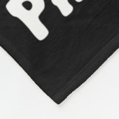 私のクリスマス英語ブルドッグパジャマパピーL フリースブランケット (角)