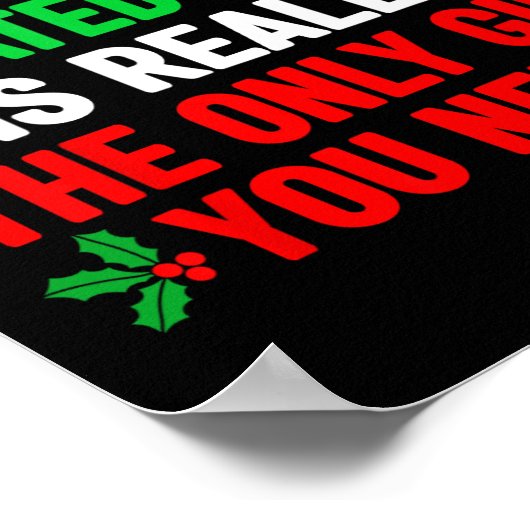 私のクリスマスS女おもしろい性の男性Faに関係している ポスター (角)