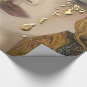 私のクリムトSerie: 金ゴールド ラッピングペーパー (角)