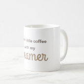 私のクリーマーと少しコーヒー コーヒーマグカップ (正面右)