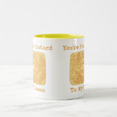 私のクリーム色のビスケットのマグへのあなたはカスタード ツートーンマグカップ (中央)
