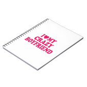 私のクレイジーな彼氏が大好き ノートブック (左側)