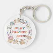私のクロシェ時代のシャツでは、クラフター母のギフト、クロシェ キーホルダー (裏面)