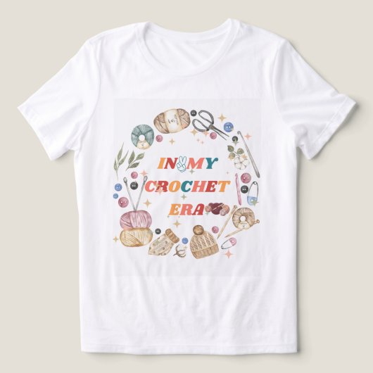 私のクロシェ時代のシャツでは、クラフター母のギフト、クロシェ トライブレンドＴシャツ (デザイン正面)