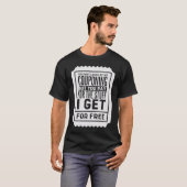 私のクーポン集めクーポンマニアを見て笑うかもしれません Tシャツ (正面フル)