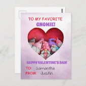 私のグお気に入りのノミー・バレンタインに ポストカード (正面/裏面)