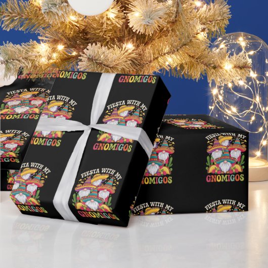 私のグノミゴスと祝うシンコデマヨの祭り ラッピングペーパー (クリスマス)