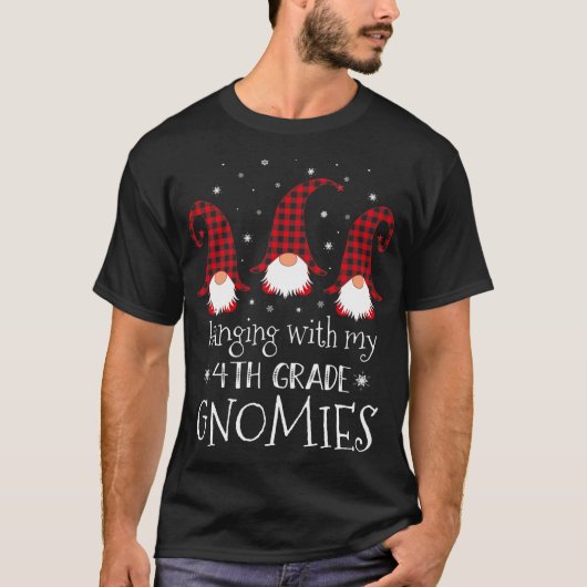 私のグノミーとハギン3つの格言クリスマスバフ Tシャツ (正面)