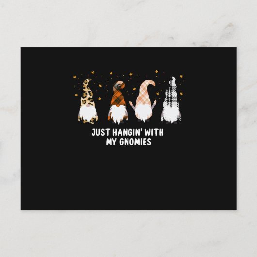 私のグノミーとハギン、クリスマス、ハロウィーン ポストカード (正面)
