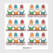 私のグノミーの6等高線切断でハギン シール (シート)